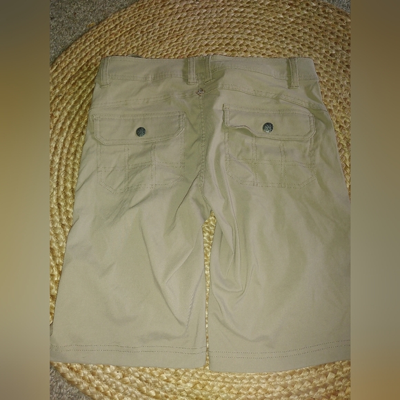 Prana Halle Shorts Sz.2 Khaki Tan - Picture 6 of 11